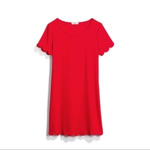 LUX & CO Linley Scallop Detail Dress